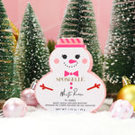 White Rose Snowman Holiday Buffer