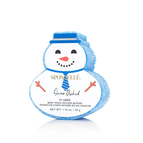 Snow Orchid Snowman Holiday Buffer