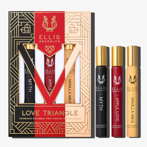 LOVE TRIANGLE Fragrance Rollerball Trio