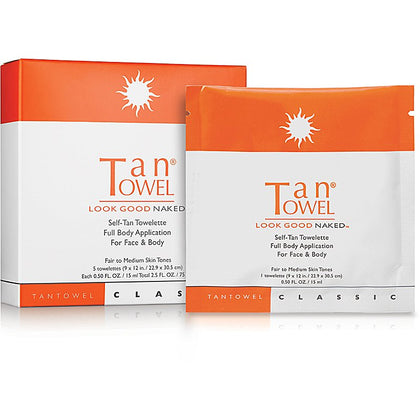 Classic Full Body Self-Tan Towelette - 5 Pack